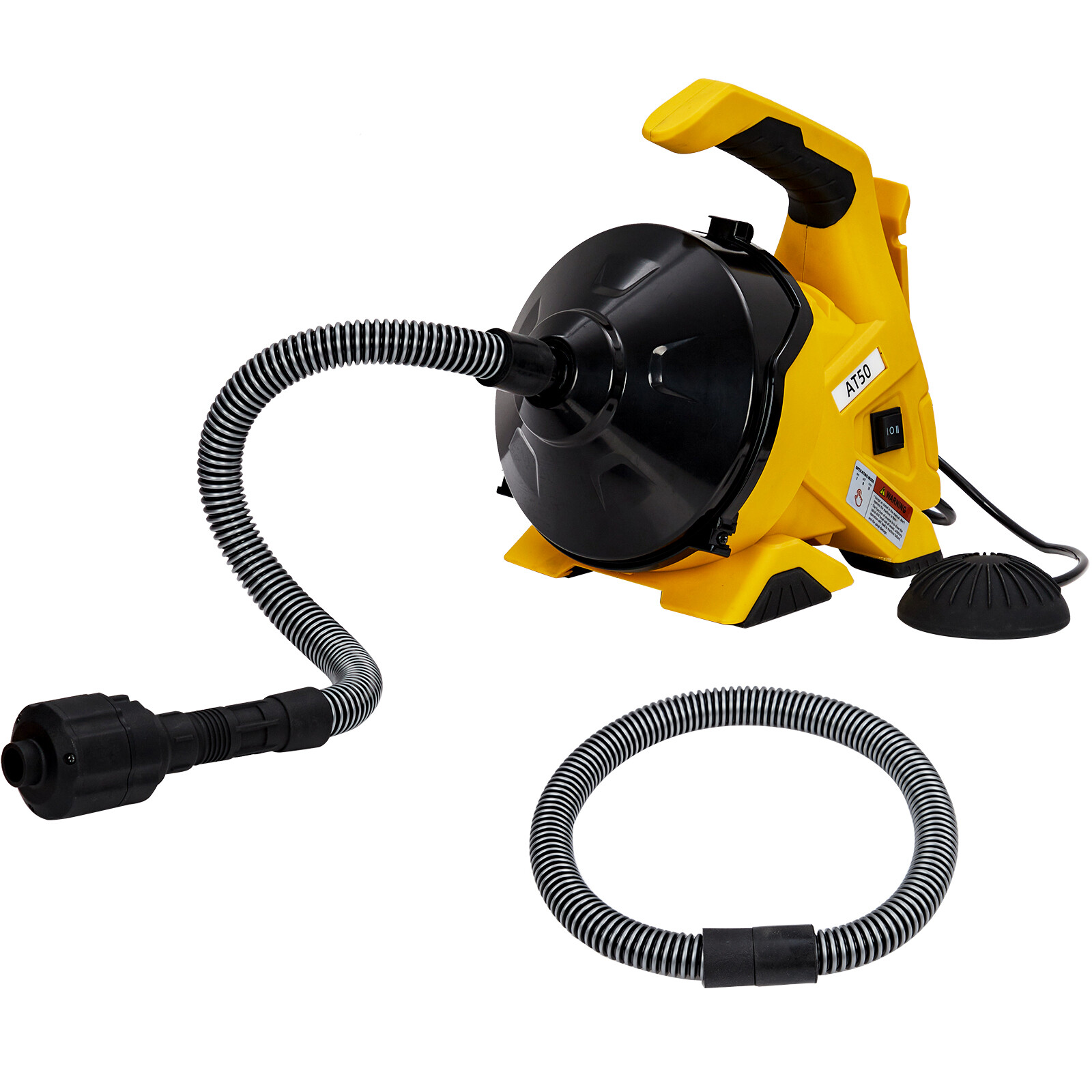 30Ft x3/10'' Sewer Snake Drain Auger Cleaner Cleaning Machine for 3/4''-2'' Pipe