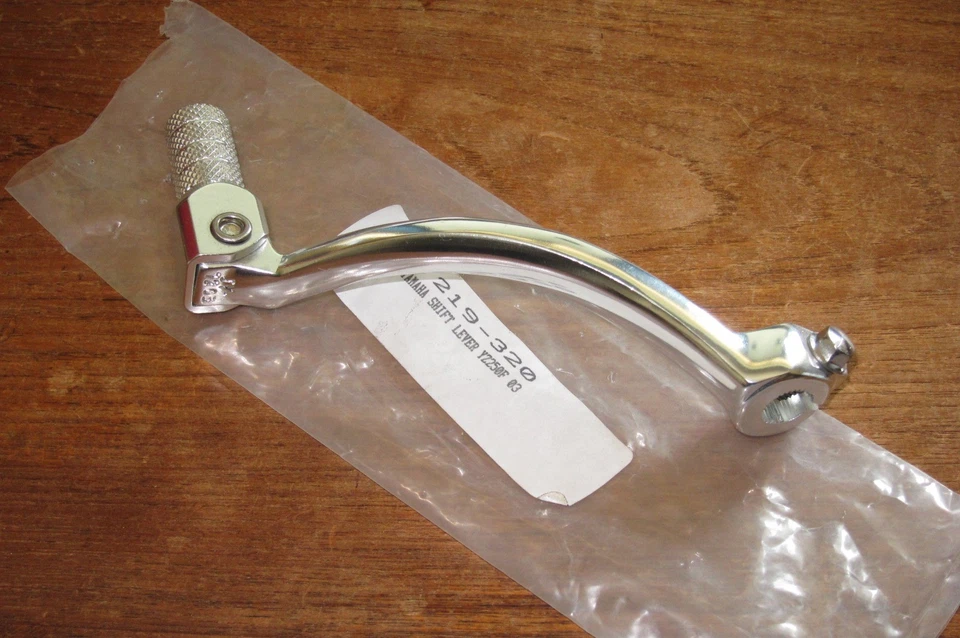 Pedal de cambio de aluminio pulido MSR nuevo JY-7203 Yamaha YZ WR 250F 400F 426F 450F  Foto 2 de 2