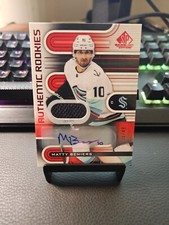 2022-23 SP Game Used Authentic Rookies Patch Auto 16/49- Matty Beniers #172