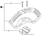 NEW ! ECHO P021055780 FRONT HANDLE ASSY FITS NEW SRM-2120