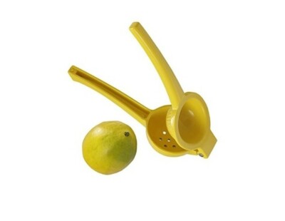 Prepworks from Progressive Lemon Yellow Enameled Metal Lemon and Lime Squeezer