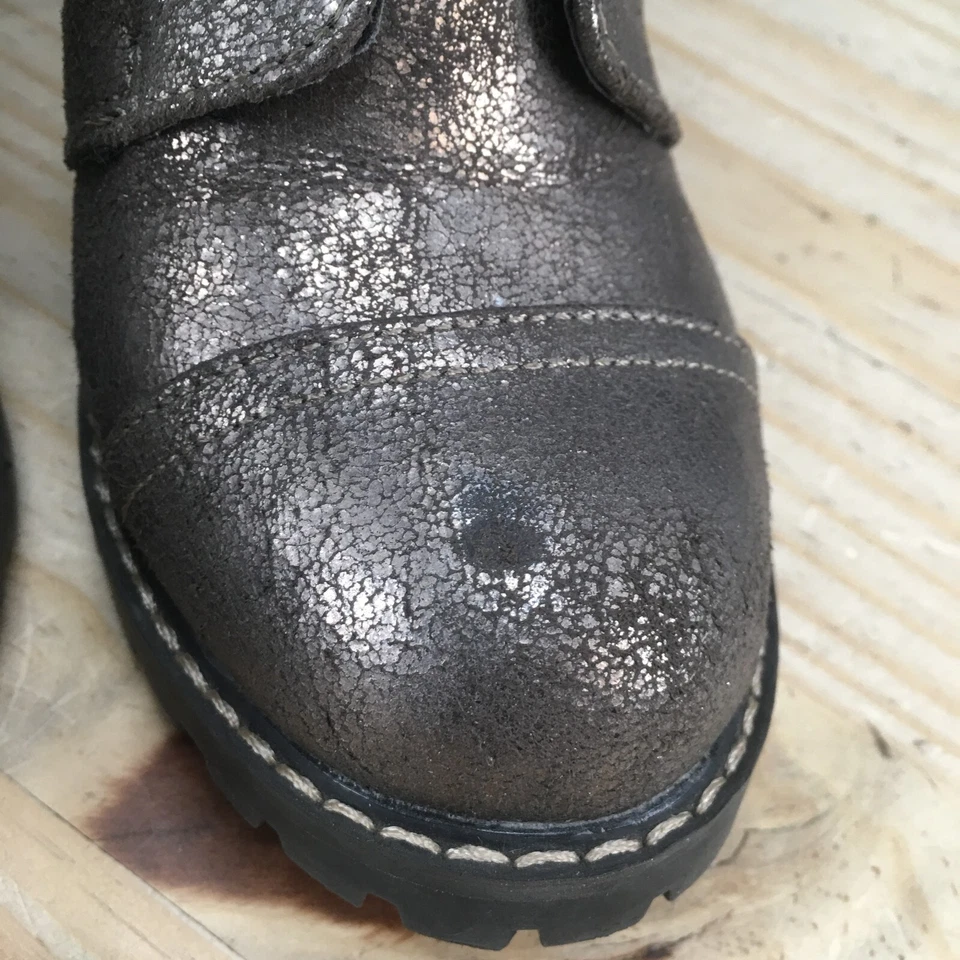 Diba Boots Womens 6 M Darryn Cap Toe Ankle Booties Bronze Taupe Faux Leather - Image 4 of 4