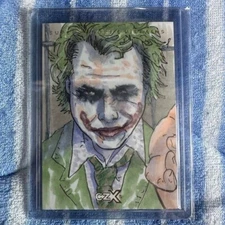 Cryptozoic CZX JOKER Super Heroes & Villains Sketch Card Mark Stroud