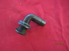 TH MARINE BLACK 1290 T 90 DEGREE ELBOW THRU HULL FITTING