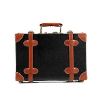 Uniwalker 12 Inch Pu Leather Small Carry On Suitcase With Straps Uniwalker 12 Inch Pu Leather Small Carry On Suitcase With Straps