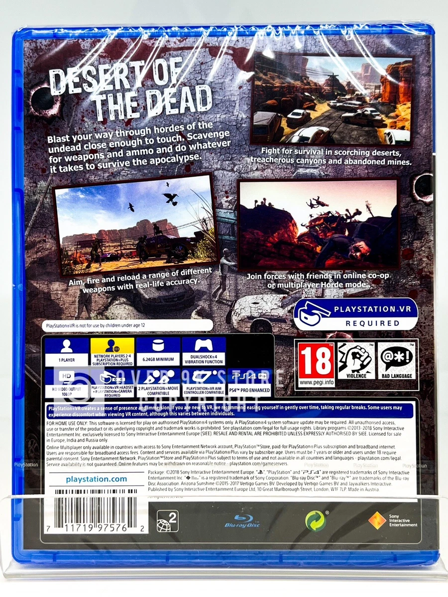 Arizona sunshine online psvr price