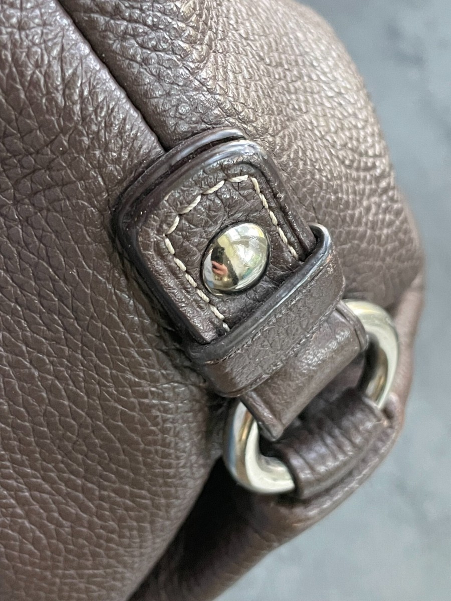 Y2K Vintage COACH F15064 Pebble Leather F15064 Brown Y2K Vintage COACH F15064 Pebble Leather F15064 Brown