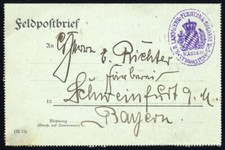 1916, Feldpost I. Wk, Brief - 1582555