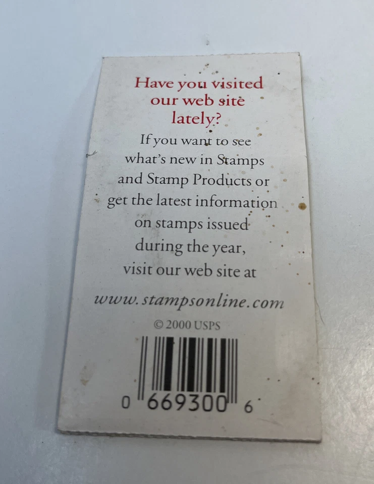 U.S. 2-SIDED BKLT PANE OF 20 SCOTT#3457e 2000 (34ct)1st CLASS 4 FLOWERS P#S1111 - Image 2 of 4