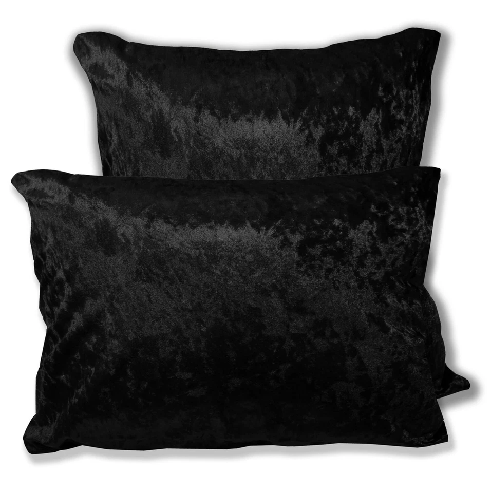 Mv36 черный измельченный бархат диван сиденье патио скамейка коробка валик чехол/дорожка - Изображение 4 из 4