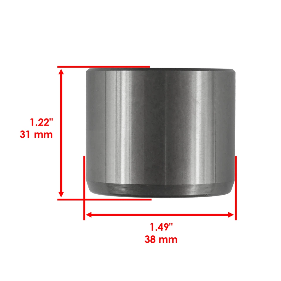 2 Rear Brake Disc Rotor Piston W/ Pads for Polaris RZR XP 900 2011 2012 2013 - Image 3 of 4