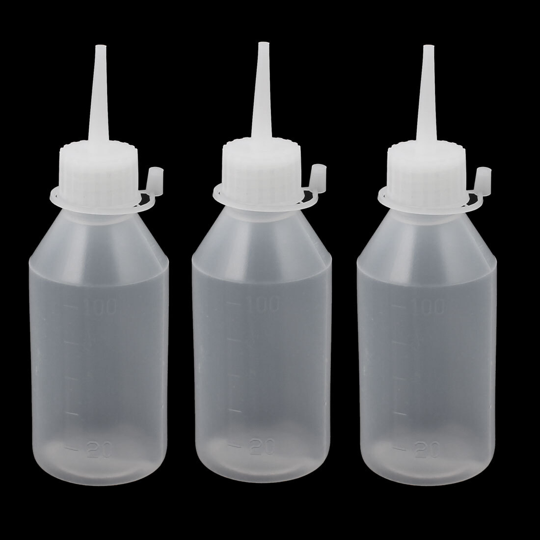 Dispensador de botellas de plástico de laboratorio para cocina YH-2L 100 ML 3 piezas