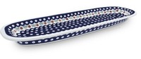 Bunzlauer Keramik Servierplatte Beilagenteller Servierschale 49X17X3Cm Dekor 41