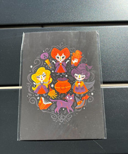 Disney Wonderground Hocus Pocus Post Card Caley Hicks