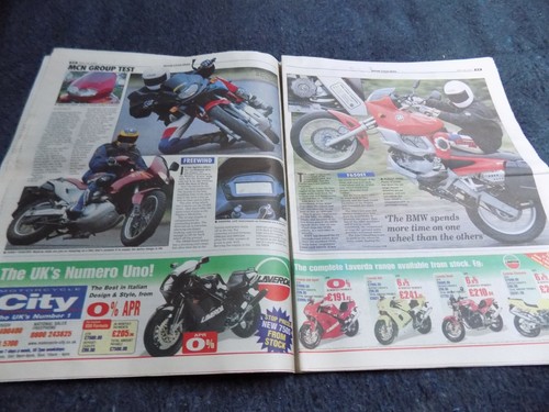 (B)MCN/28,5,1997/Aprilia/March 750/BMW/Honda CB1100X/Suzuki Freewind/YZM400F - Picture 7 of 12