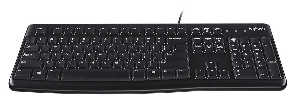 Tastiera Logitech USB Layout US Nera (920-002479) - Immagine 2 di 2