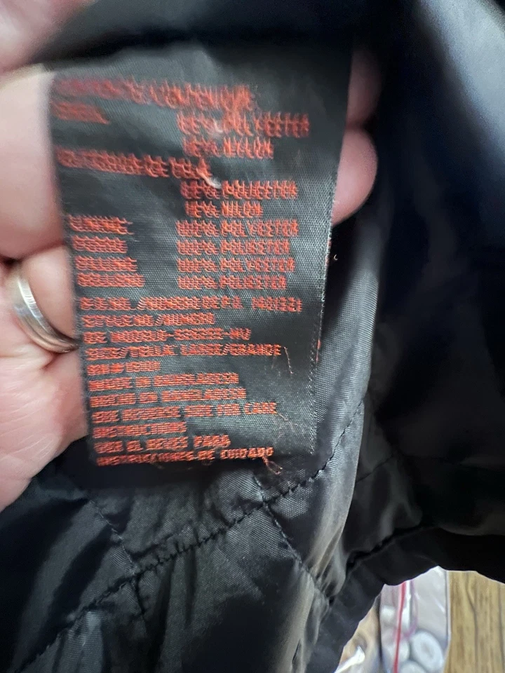 Weather Tamer Black Coat Size Large - Image 4 of 4