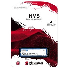 Image of Kingston NV3 2TB SSD NVMe M.2 PCIe 4.0 SSD 6000MB/s SNV3S/2000G Brand New Sealed