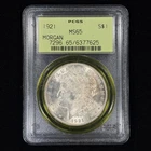 1921 $1 MS65 PCGS OGH Morgan Silver Dollar - Old Green Holder
