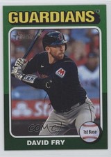 2024 Topps Heritage High Number Green Border David Fry #654 1dg3