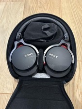 SONY wired headphones with carrying case Used Excellent ship From JAPAN  