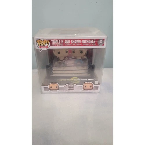Funko Pop WWE Triple H & Shawn Michaels 2-Pack Wrestling Ring Vinyl Figures...