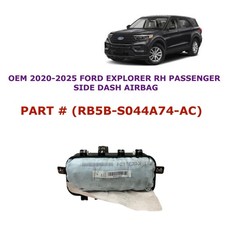 2020 21 22 23 24 2025 Ford Explorer right side dash airbag RB5B-S044A74-AC