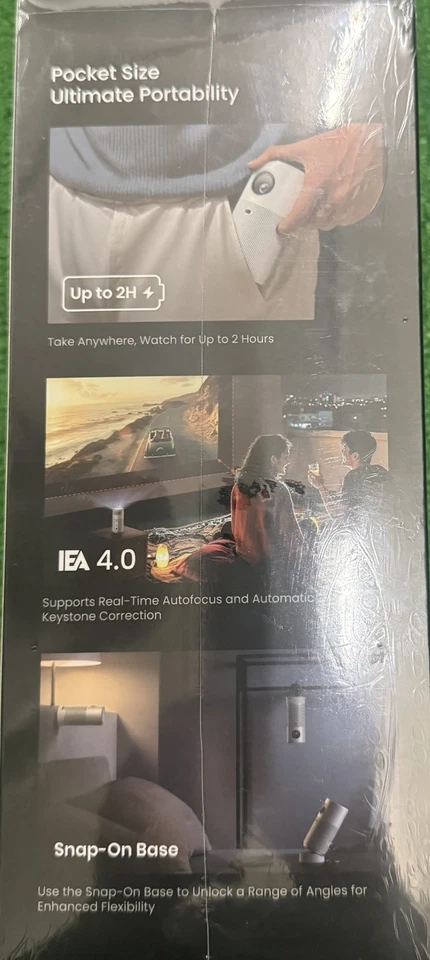 Nebula Capsule Air Pocket Projector White D4112C11 *AU STOCK*Free ExpresPostage! - image 4 of 4