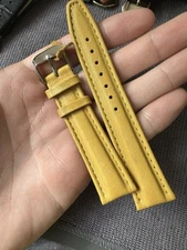 Vintage Watch Strap 18 mm  Leather Nos Top Quality V65 