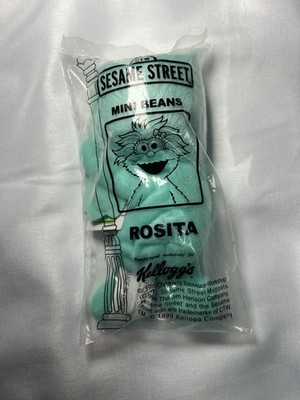 Vintage 1999 Kellogg s Sesame Street Mini Beans Rosita Plush New Sealed