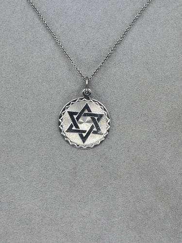 Sterling Silber 925 Davidstern Anhänger 2g