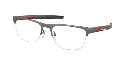 PRADA LINEA ROSSA EYEWEAR PS51QV 1BO1O1 57 GunmetalHalf Rim Frmae
