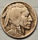 1925 P Buffalo Nickel Indian Head 5 Cents - Vintage US Type Coin Philadelphia