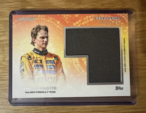 Topps F1 Eccellenza 2025 Oscar Piastri Reliquia McLaren Race Worn Patch Relic