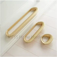 1.26" 3.75" 6.3" Brass Cabinet Pull Handles Zinc Alloy Door Handle Pull