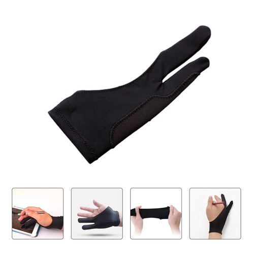 6Pcs Two Finger Gloves Paper Sketching Gloves Tablet Painting Gloves Gift - Zdjęcie 12 z 12