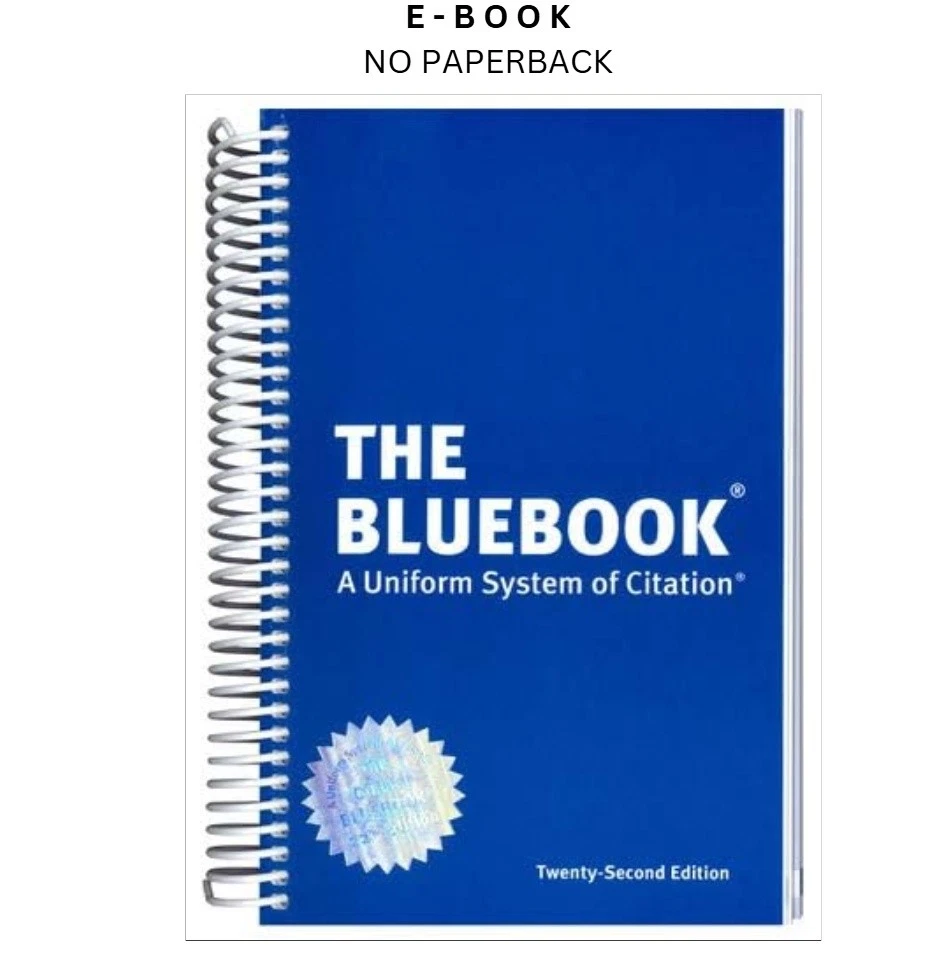 Buy The Bluebook ebook, instant digital download PDF from LD Global