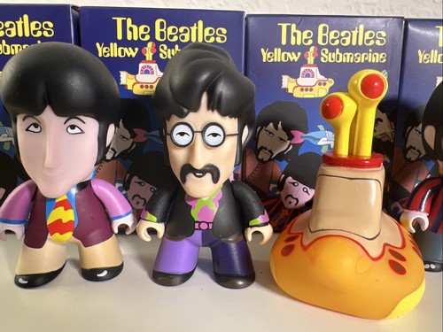 The Beatles Titans Yellow Submarine John Paul Ringo George Mystery Mini Figures - Picture 3 of 8