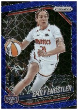 2025 Panini Prizm WNBA #84 Emily Engstler Blue Velocity Prizms