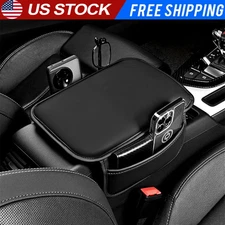Car Armrest Cushion Cover Center Console Box Pad Mat with Pocket for Honda New