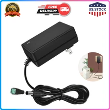 24V 2A Power Supply Adapter 24W AC DC Converter with 5.5x2.5mm Plug US