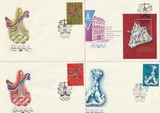 Thematic Collection, Olympic Games Moscow 1980, Large Set of FDC