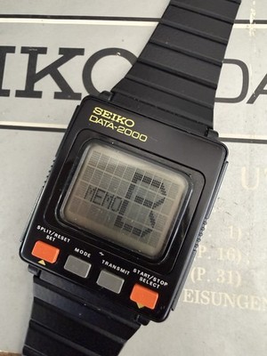 Rare Seiko Data-2000 UW01 w/ Keyboard, Box & Papers – 1980s Early