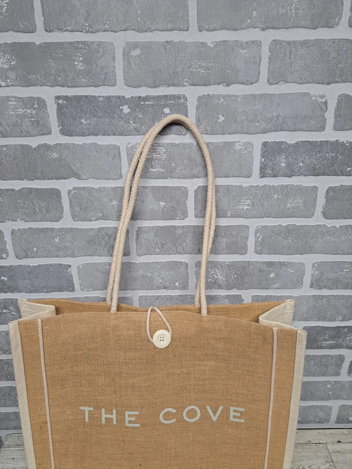 Bolso de Mano Playa THE COVE Souvenier Tejido Yute 20" x 14" Foto 3 de 4