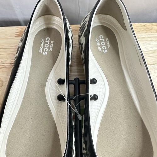 Crocs Graphic Ballerinas LINA Damenschuhe Leopard/Austern Größe 6 NEU - Bild 10 von 13
