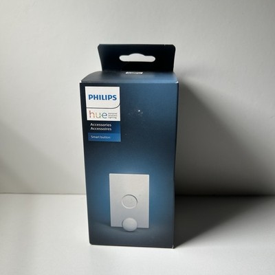 Philips Hue Wireless Smart Light Switch Button, White 1 Pack With Wall Mount New
