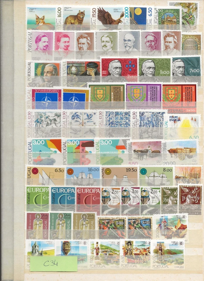 PORTUGAL- COLLECTION TIMBRES NEUFS **/MNH ANNEES 1950 à 1990 - Immagine 2 di 4