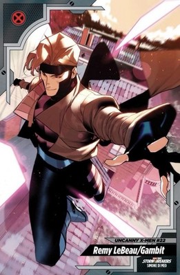 Uncanny X-Men #22 Simone Di Meo X-Men Gambit Trading Card Variant