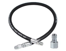 Pressure Washer Whip Hose with Swivel Steel Connector 3/8 Whip Line for Press...