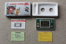 ebay® Auktion 167459681552 | VERPACKTES NINTENDO GAME & WATCH DONKEY KONG JR DJ-101 1982 GETESTET UND FUNKTIONSFÄHIG Thumbnail of ebay® auction 167459681552 | VERPACKTES NINTENDO GAME & WATCH DONKEY KONG JR DJ-101 1982 GETESTET UND FUNKTIONSFÄHIG